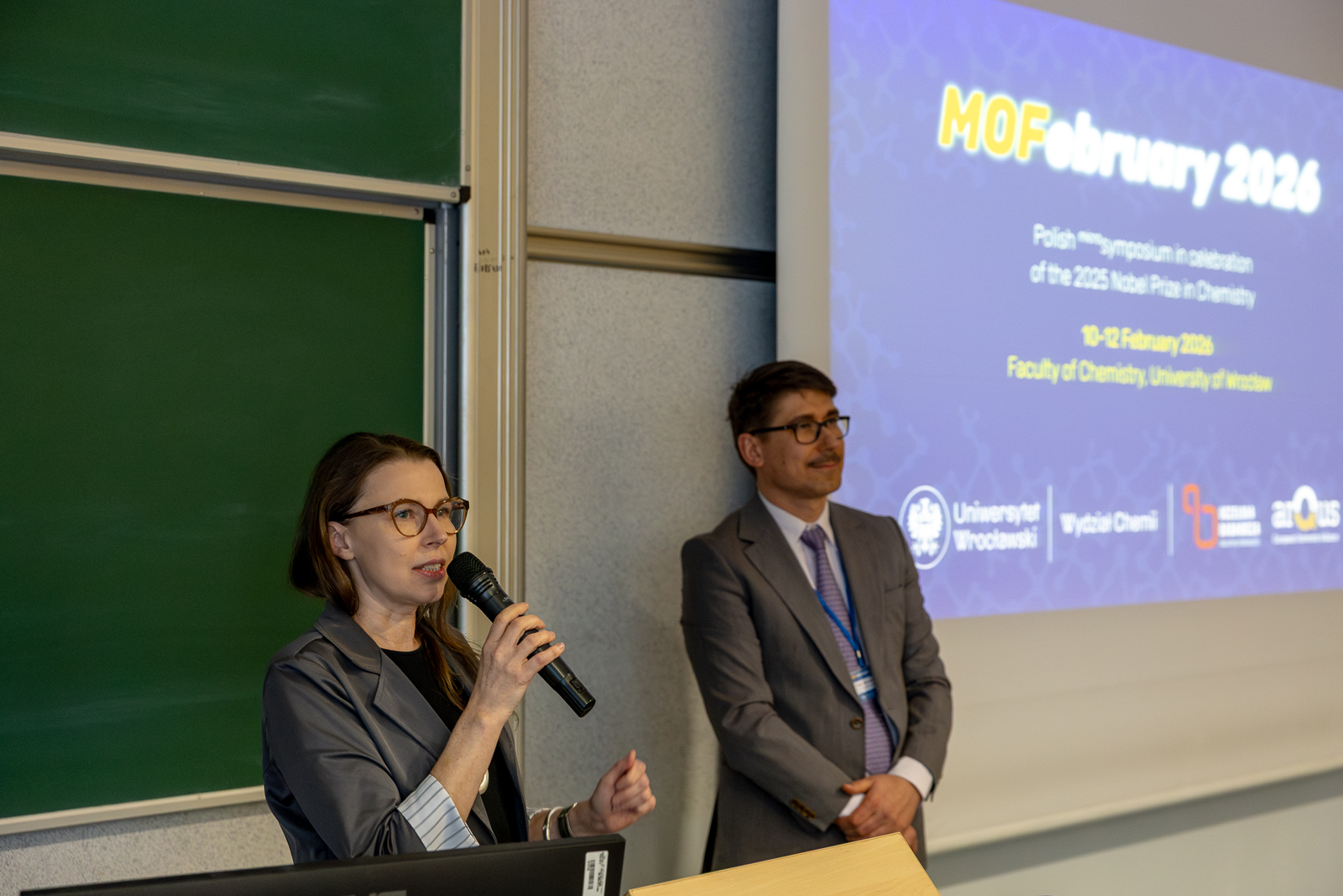 MOFebruary 2026. Polish micro symposium in celebration of the 2025 Nobel Prize in Chemistry. Fot: Paweł Piotrowski/ UWr