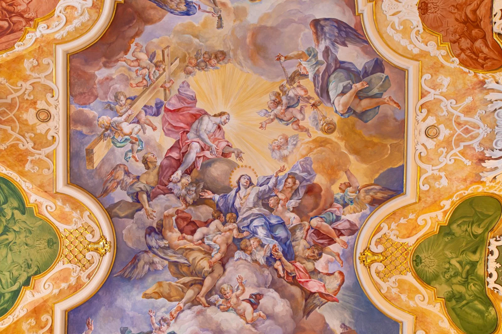 Malowidła w Oratorium Marianum