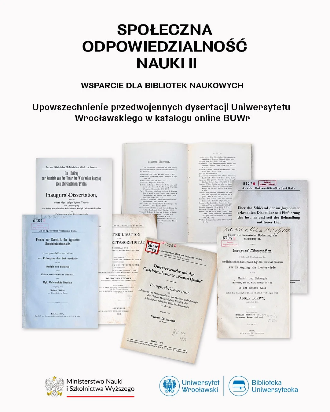 plakat biblioteka uwr