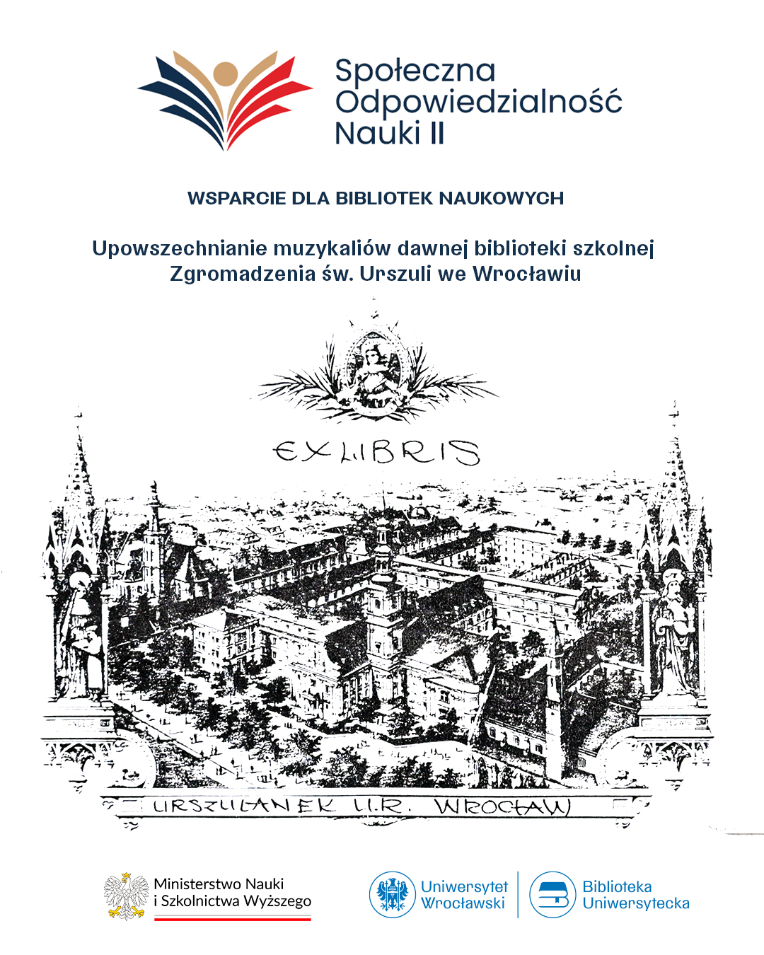 plakat biblioteka uniwersytecka