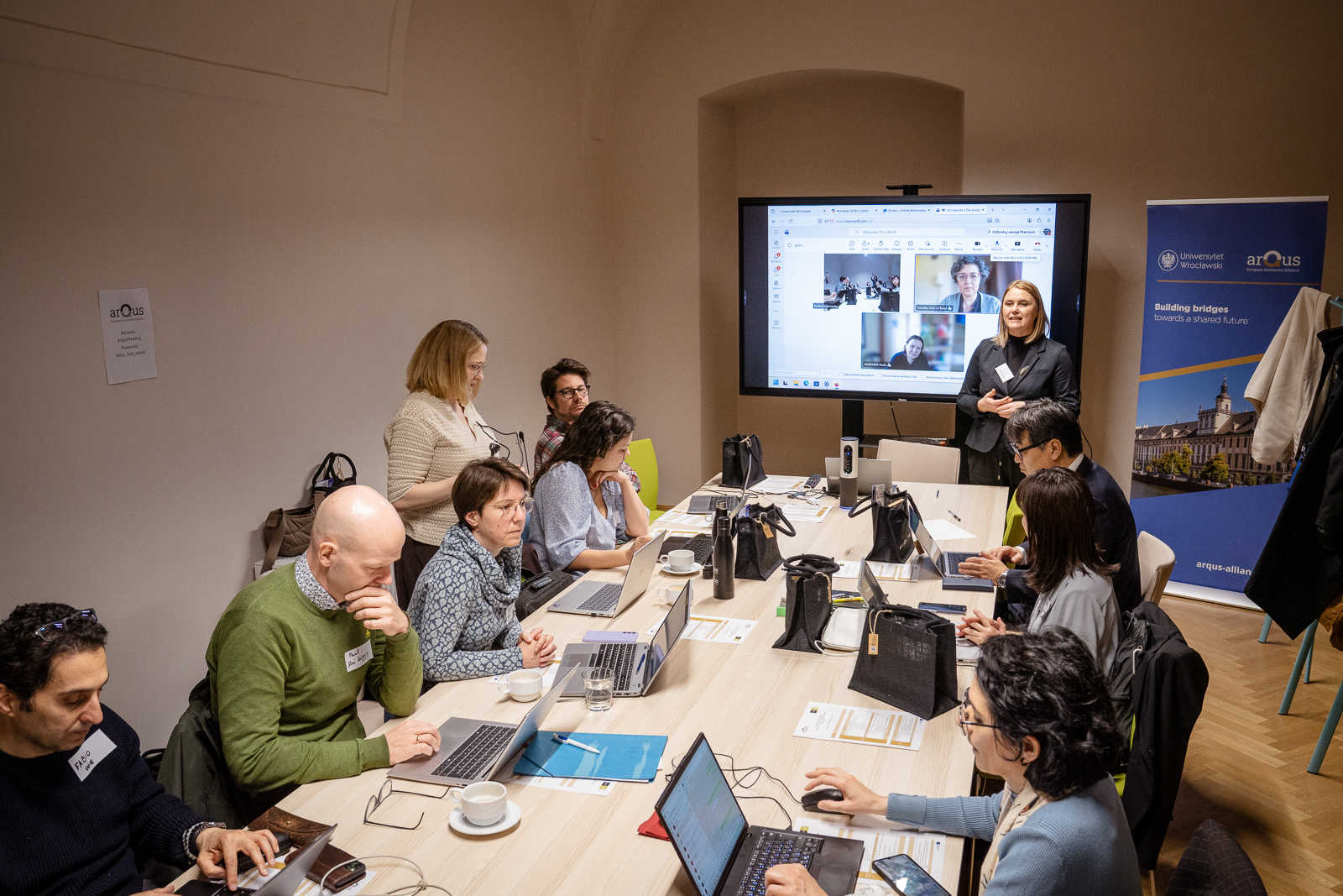 Arqus Cooperation &Selection meeting Joint International Master in Sustainable Development. fot. Paweł Piotrowski/UWr