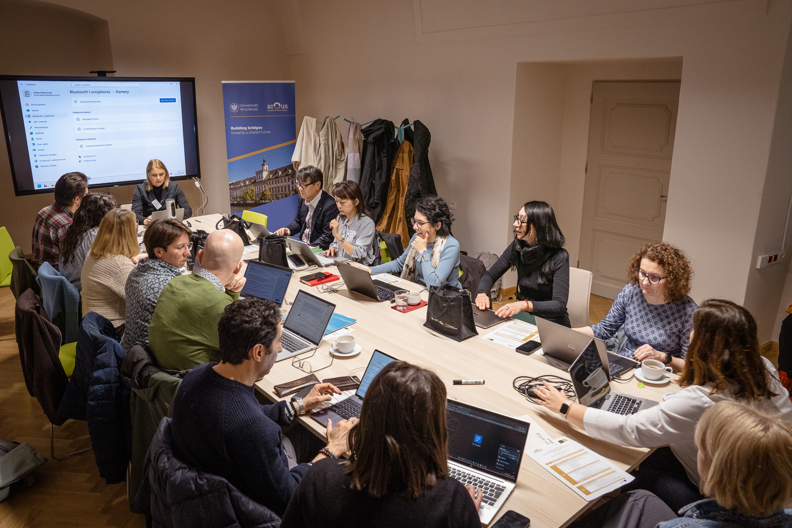 Arqus Cooperation &Selection meeting Joint International Master in Sustainable Development. fot. Paweł Piotrowski/UWr