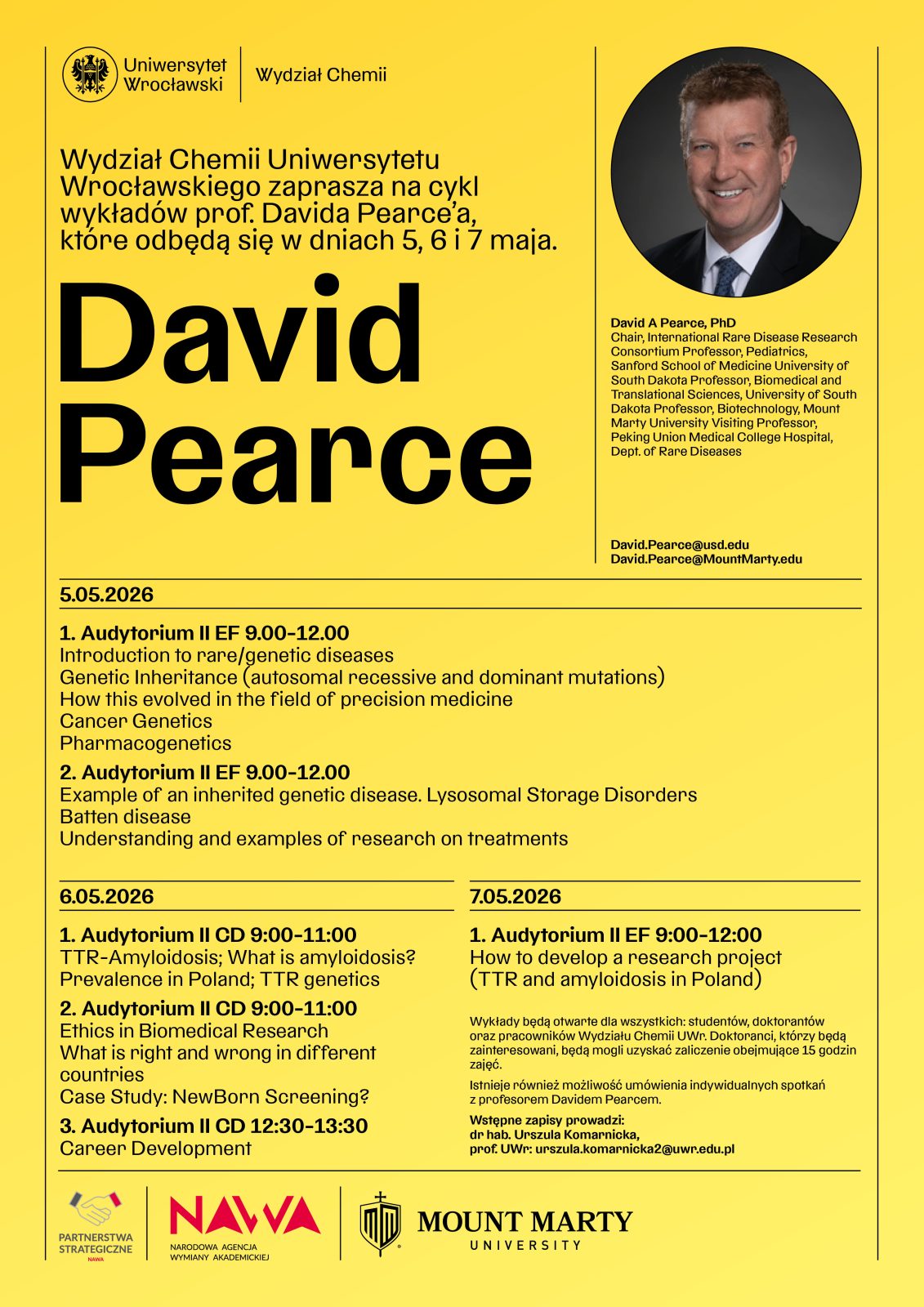 Wykłady Wydział Chemii