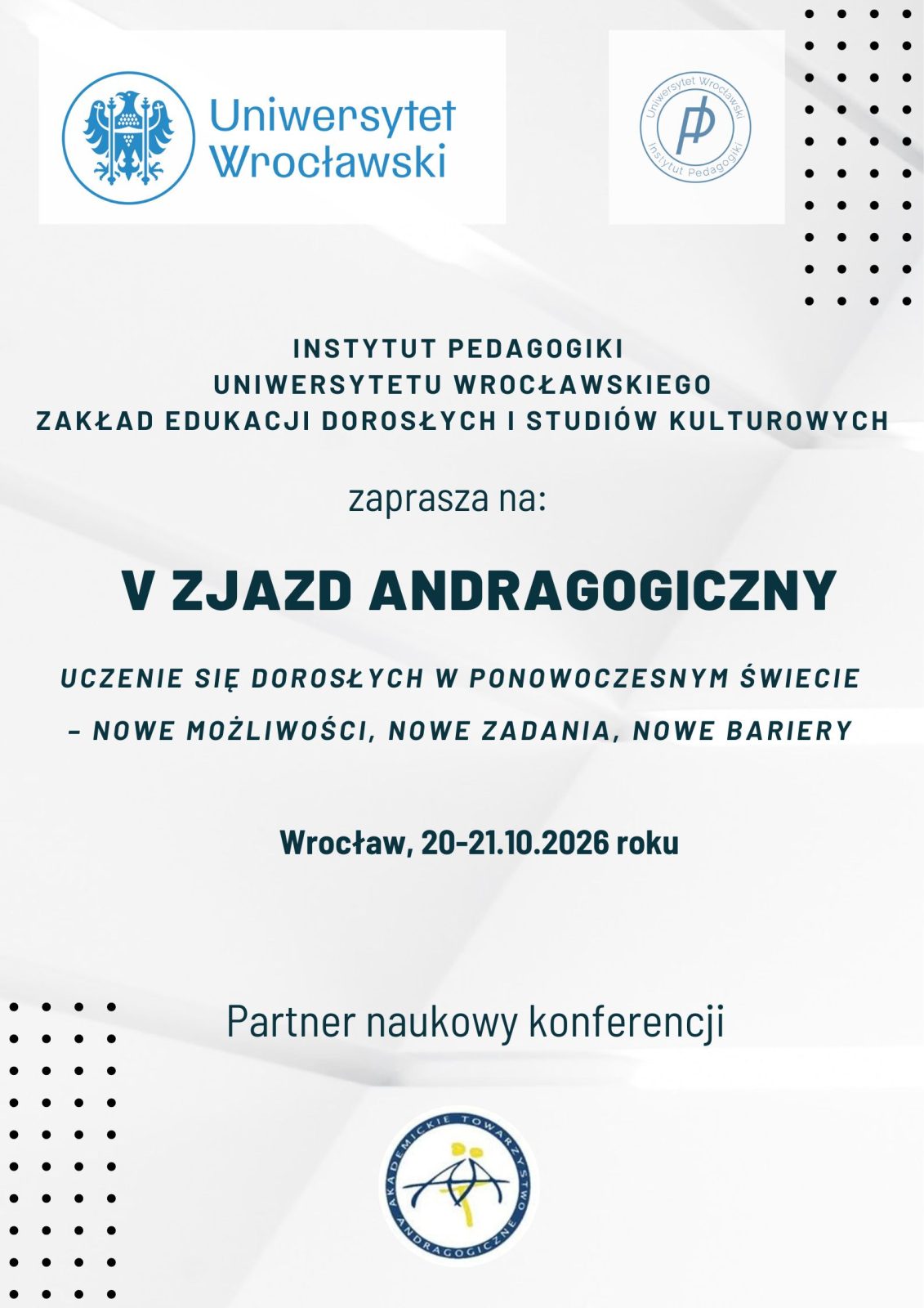 Zjazd Andragogiczny plakat