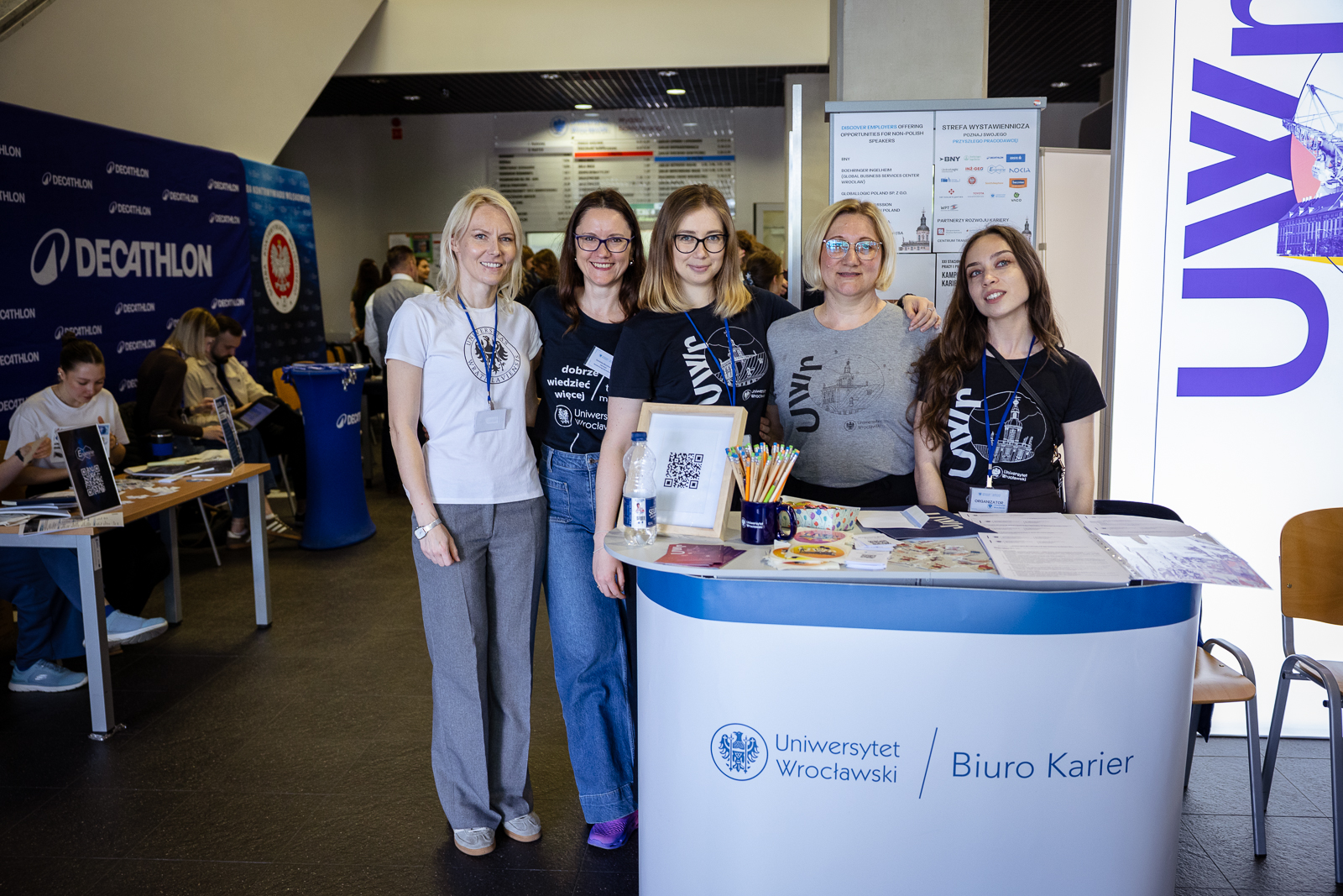 XXI edycja Targów Pracy i Praktyk KAMPUS KARIERY na Wydziale Biotechnologii UWr. fot. Paweł Piotrowski