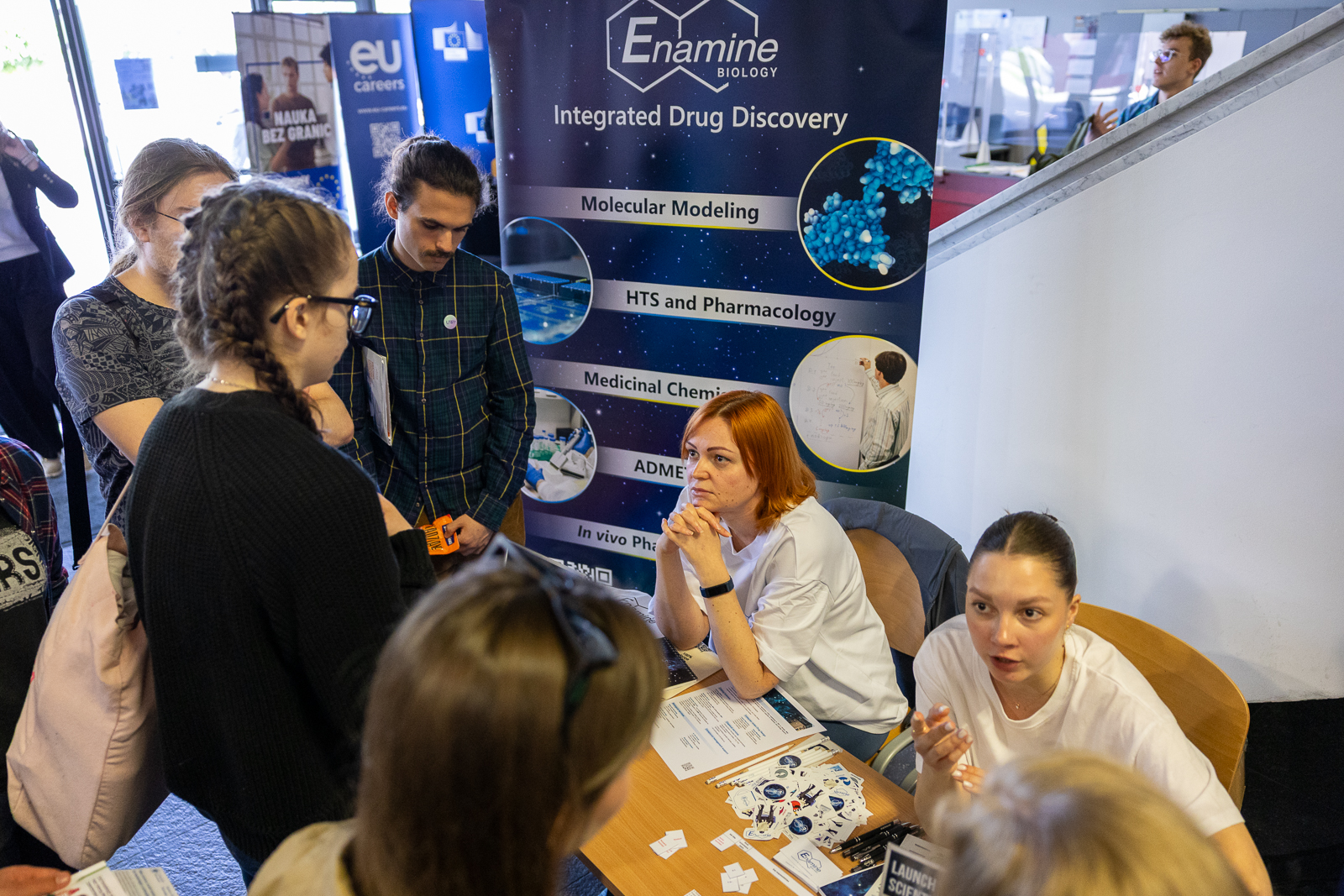 XXI edycja Targów Pracy i Praktyk KAMPUS KARIERY na Wydziale Biotechnologii UWr. fot. Paweł Piotrowski
