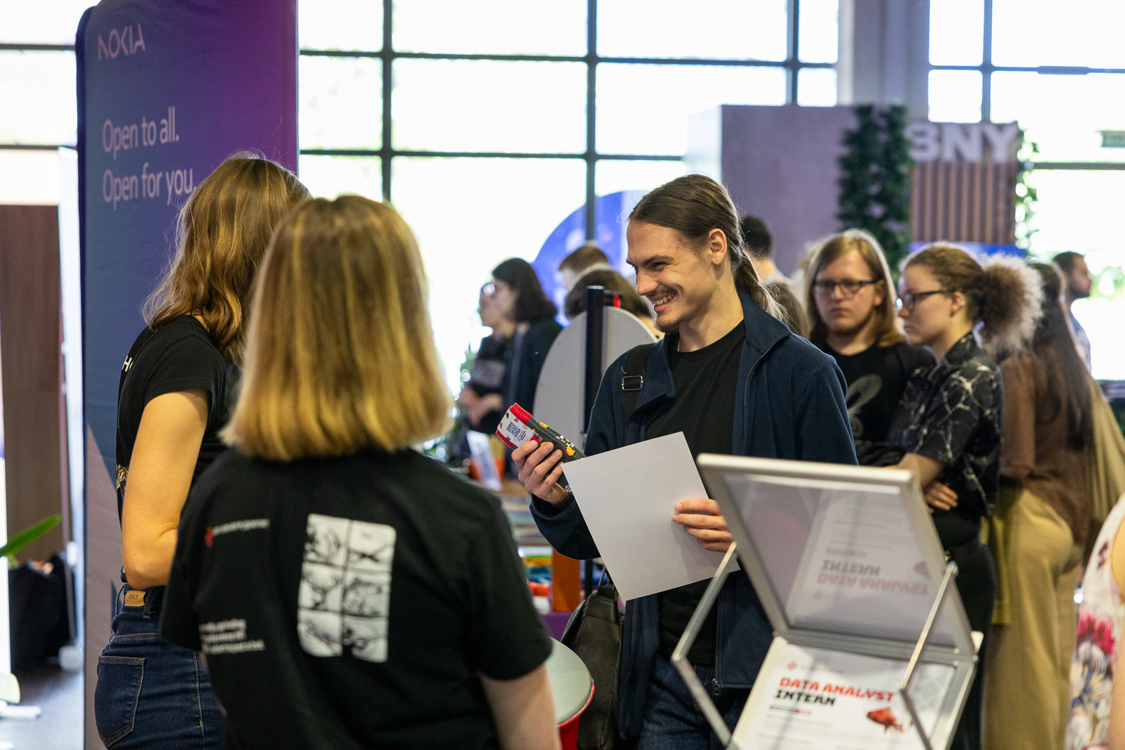 XXI edycja Targów Pracy i Praktyk KAMPUS KARIERY na Wydziale Biotechnologii UWr. fot. Paweł Piotrowski