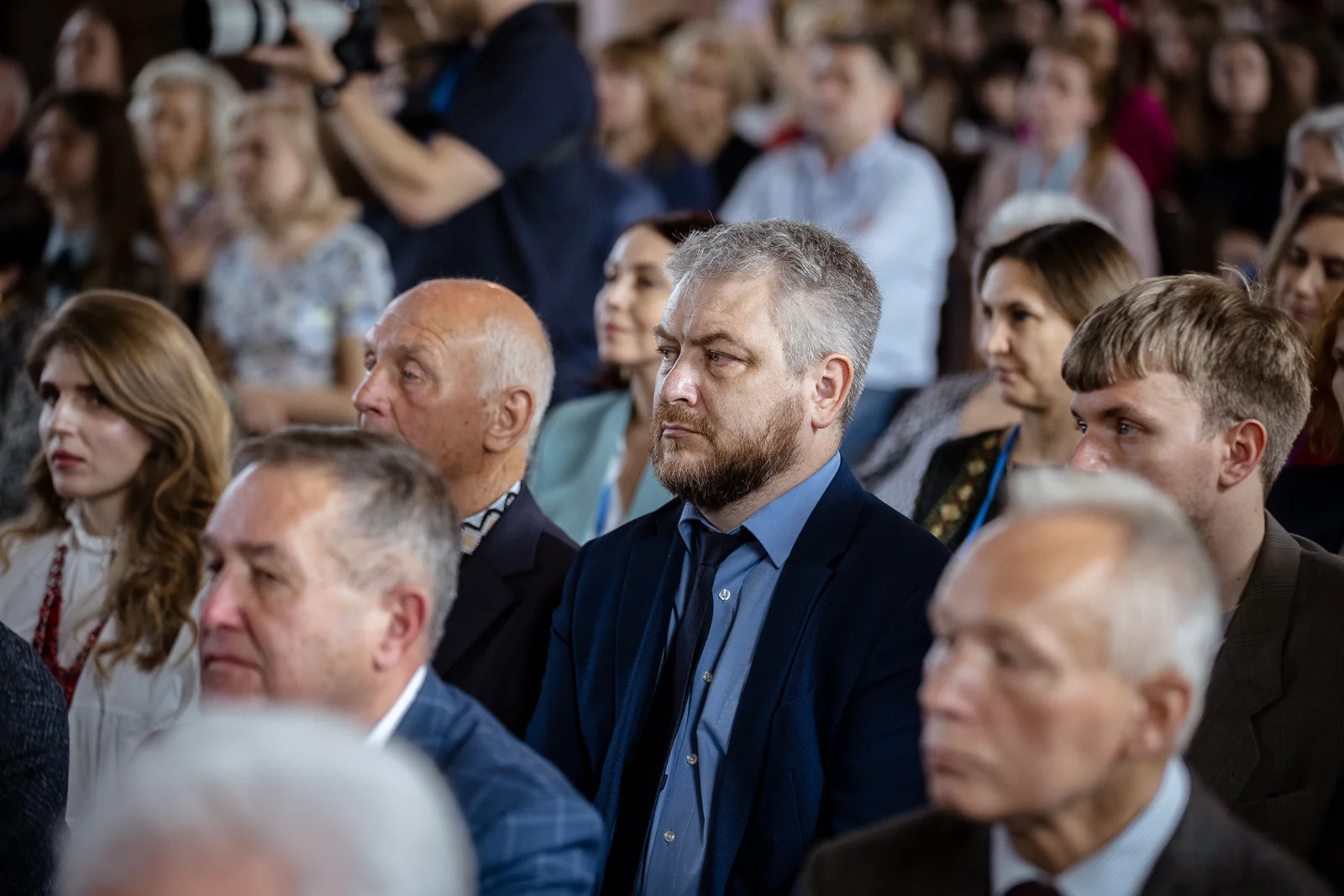 Uroczystość nadania tytułu doktora honoris causa Uniwersytetu Wrocławskiego jednemu z najwybitniejszych współczesnych pisarzy i intelektualistów ukraińskich – Serhijowi Żadanowi. fot. Paweł Piotrowski/UWr