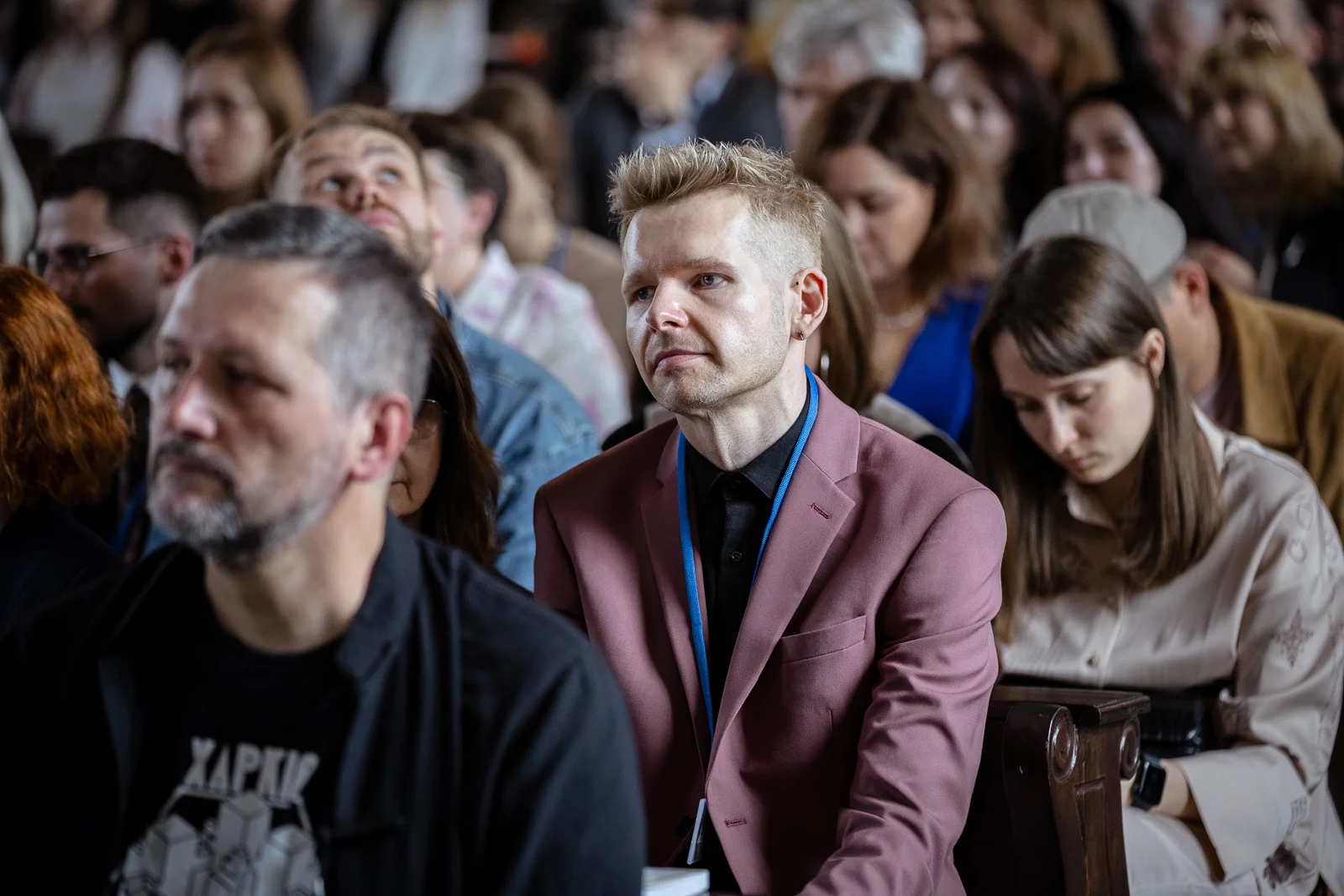 Uroczystość nadania tytułu doktora honoris causa Uniwersytetu Wrocławskiego jednemu z najwybitniejszych współczesnych pisarzy i intelektualistów ukraińskich – Serhijowi Żadanowi. fot. Paweł Piotrowski/UWr