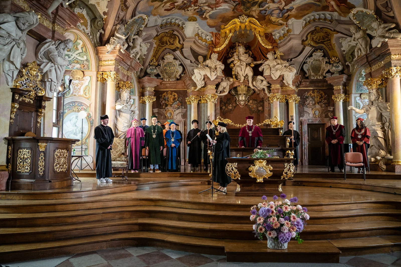 Uroczystość nadania tytułu doktora honoris causa Uniwersytetu Wrocławskiego jednemu z najwybitniejszych współczesnych pisarzy i intelektualistów ukraińskich – Serhijowi Żadanowi. fot. Paweł Piotrowski/UWr