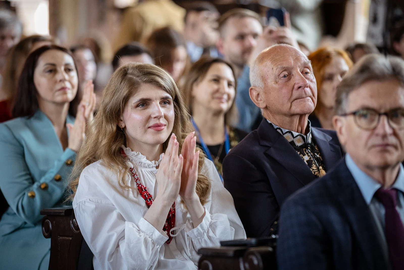 Uroczystość nadania tytułu doktora honoris causa Uniwersytetu Wrocławskiego jednemu z najwybitniejszych współczesnych pisarzy i intelektualistów ukraińskich – Serhijowi Żadanowi. fot. Paweł Piotrowski/UWr