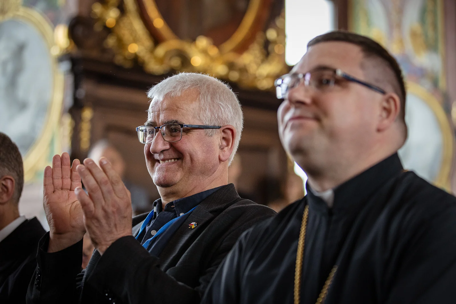 Uroczystość nadania tytułu doktora honoris causa Uniwersytetu Wrocławskiego jednemu z najwybitniejszych współczesnych pisarzy i intelektualistów ukraińskich – Serhijowi Żadanowi. fot. Paweł Piotrowski/UWr