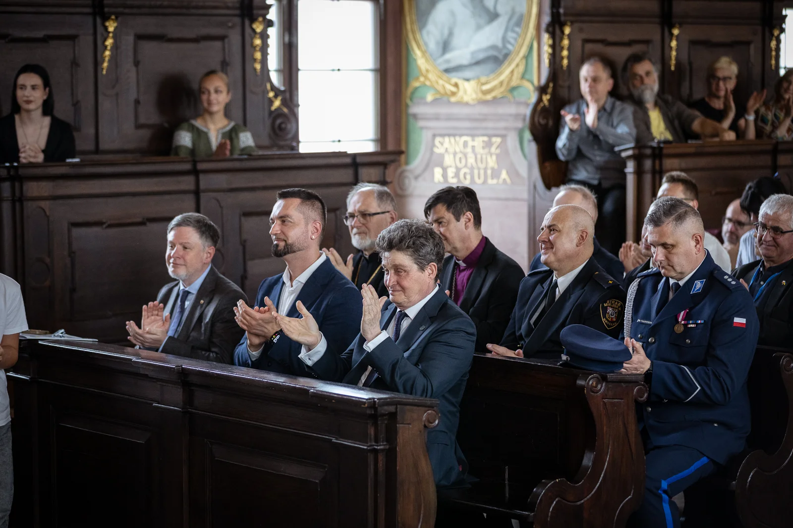 Uroczystość nadania tytułu doktora honoris causa Uniwersytetu Wrocławskiego jednemu z najwybitniejszych współczesnych pisarzy i intelektualistów ukraińskich – Serhijowi Żadanowi. fot. Paweł Piotrowski/UWr