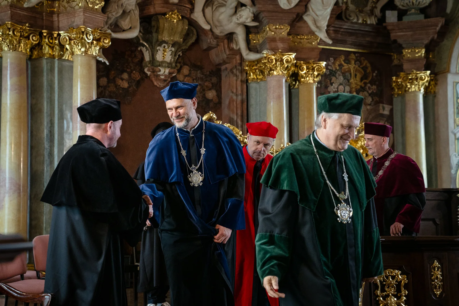 Uroczystość nadania tytułu doktora honoris causa Uniwersytetu Wrocławskiego jednemu z najwybitniejszych współczesnych pisarzy i intelektualistów ukraińskich – Serhijowi Żadanowi. fot. Paweł Piotrowski/UWr