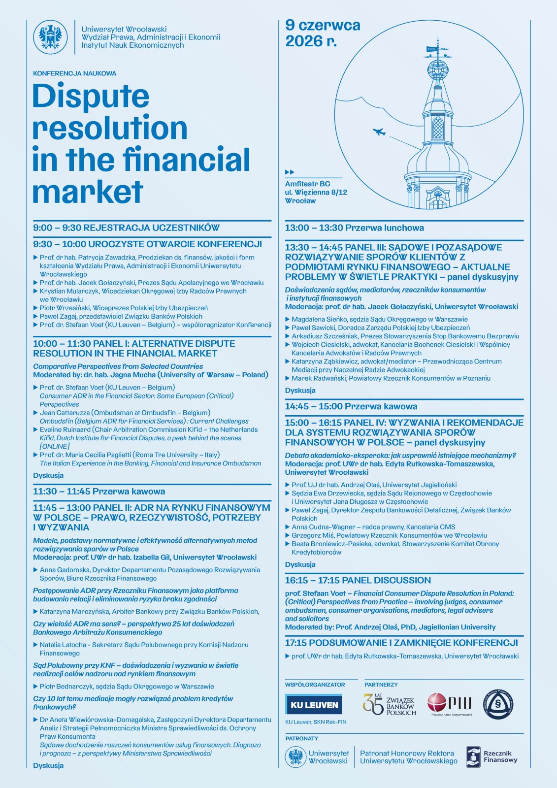WPAE plakat, program